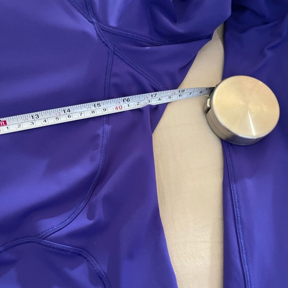 Lululemon Best Pace - half zip - lazurite blue/purple -8 - Picture 12 of 14